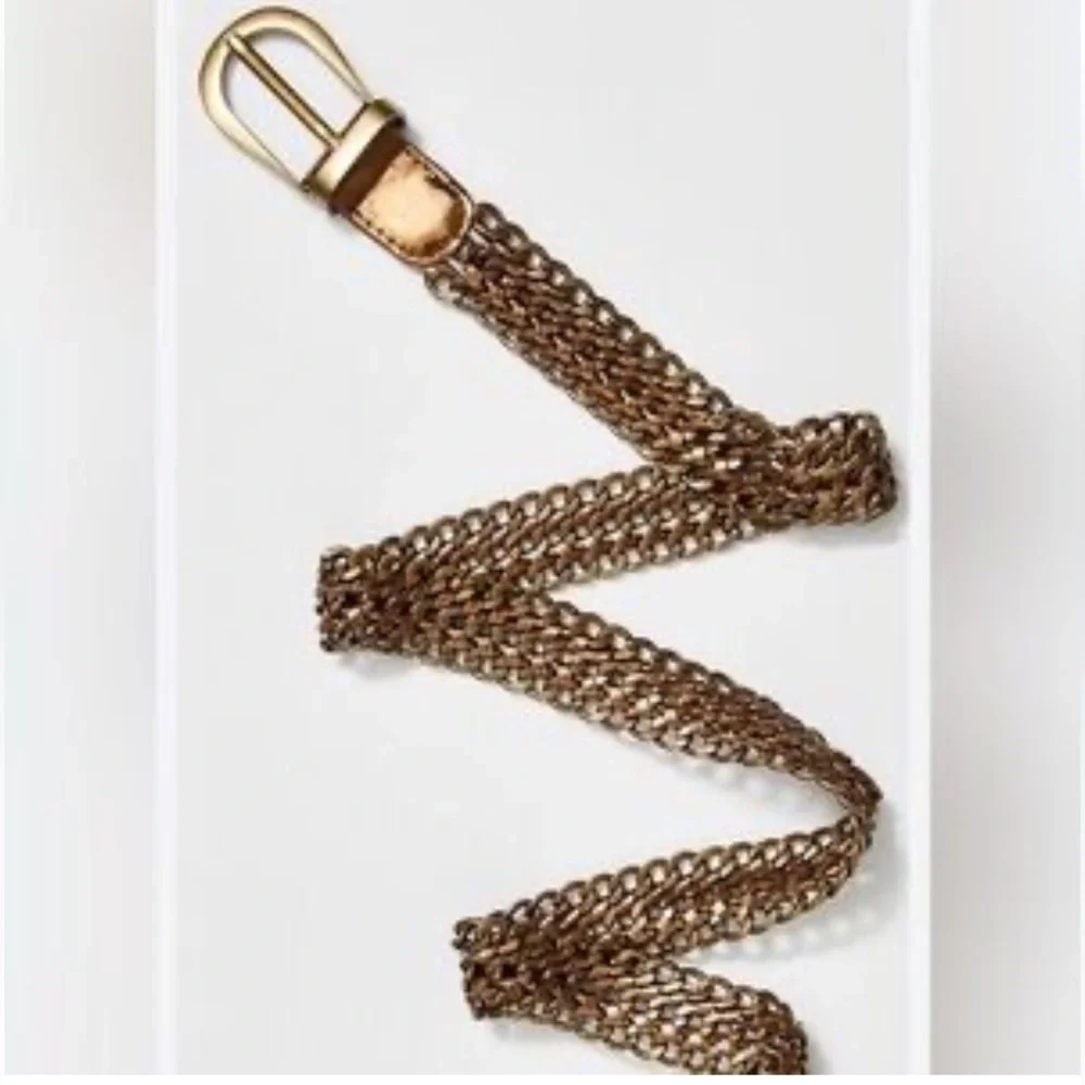 Free People Friday I’m In Love Metal Chain Belt NWT